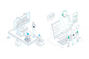 Technologies - Line Isometric Images, an iPhone Mockup by Boyko Pictures (Thumbnail 11 of 14)