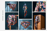 Silk Scarf Mockup - Studio series 03, an Apparel Mockup by Mocku (Thumbnail 11 of 13)
