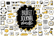 Bullet journal doodle set, an Outline Icon by Vectorcreator (Thumbnail 1 of 5)
