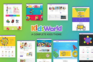 Kids Heaven Children WordPress Theme, a WordPress Template by ThemesRain