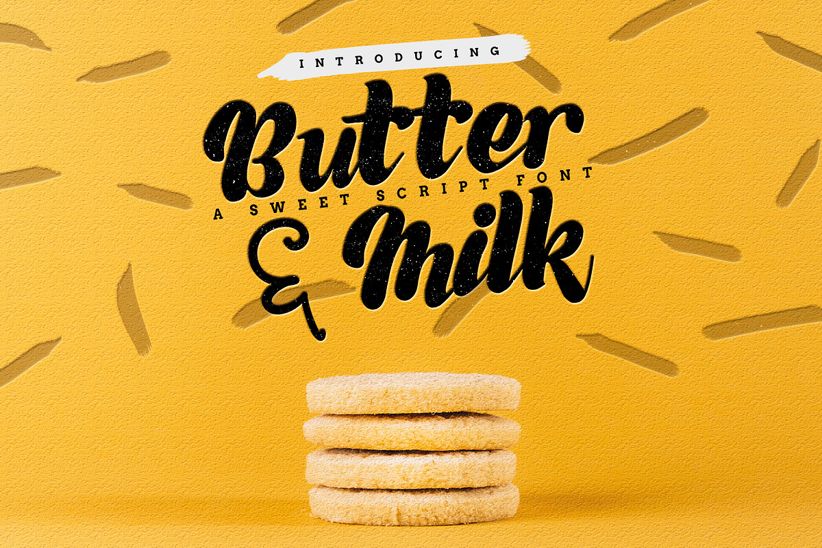 Butter & Milk - A Sweet Script Font preview 6