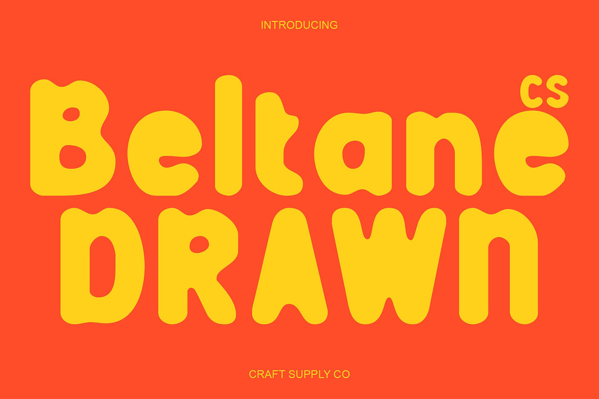 CS Beltane Drawn, a Sans Serif Font by Craft Supply Co. (Photo 1 of 8)