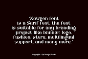 Newgon - Luxury Bold Font, a Sans Serif Font by QR Design Studio (Thumbnail 9 of 12)