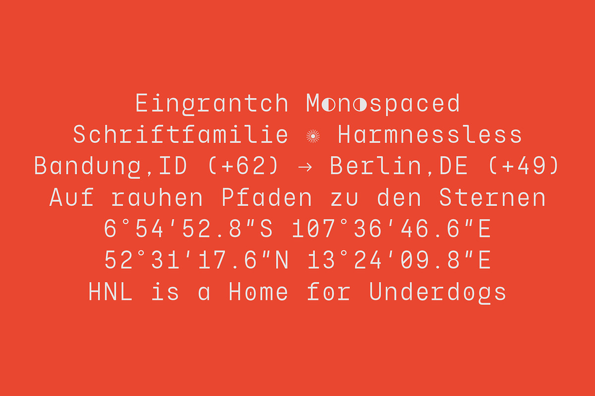 80% OFF Eingrantch Monospaced preview 2