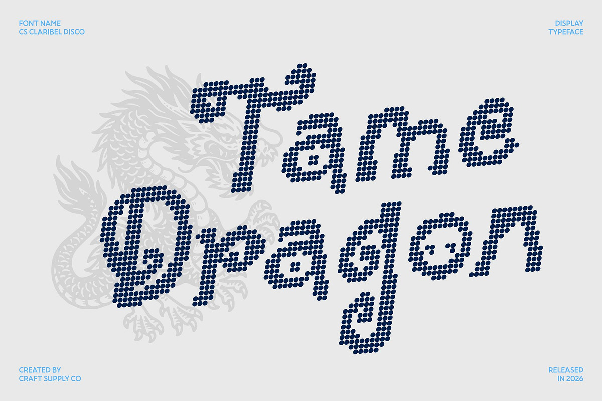 CS Claribel Disco, a Handwritten Font by Craft Supply Co. (Photo 6 of 8)