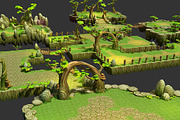 Floating Islands, an Environmental 3D Model by 3Dfancy (Thumbnail 3 of 14)