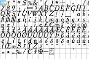 1906 French News Set, a Slab Serif Font by GLC Foundry (Thumbnail 3 of 9)