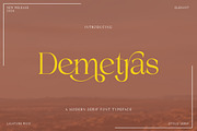 Demetras, a Serif Font by Propertype (Thumbnail 1 of 10)