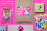 Sticker's Branding Mockup Bundle, a Packaging Mockup by Mocku (Thumbnail 8 of 25)