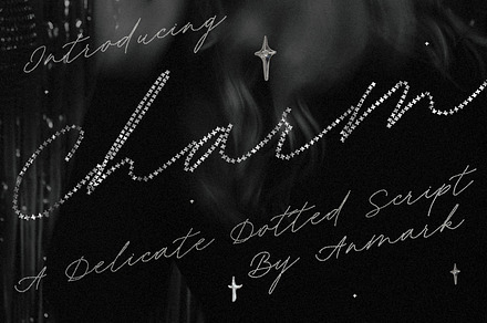 Charm | Delicate Dotted Script Font