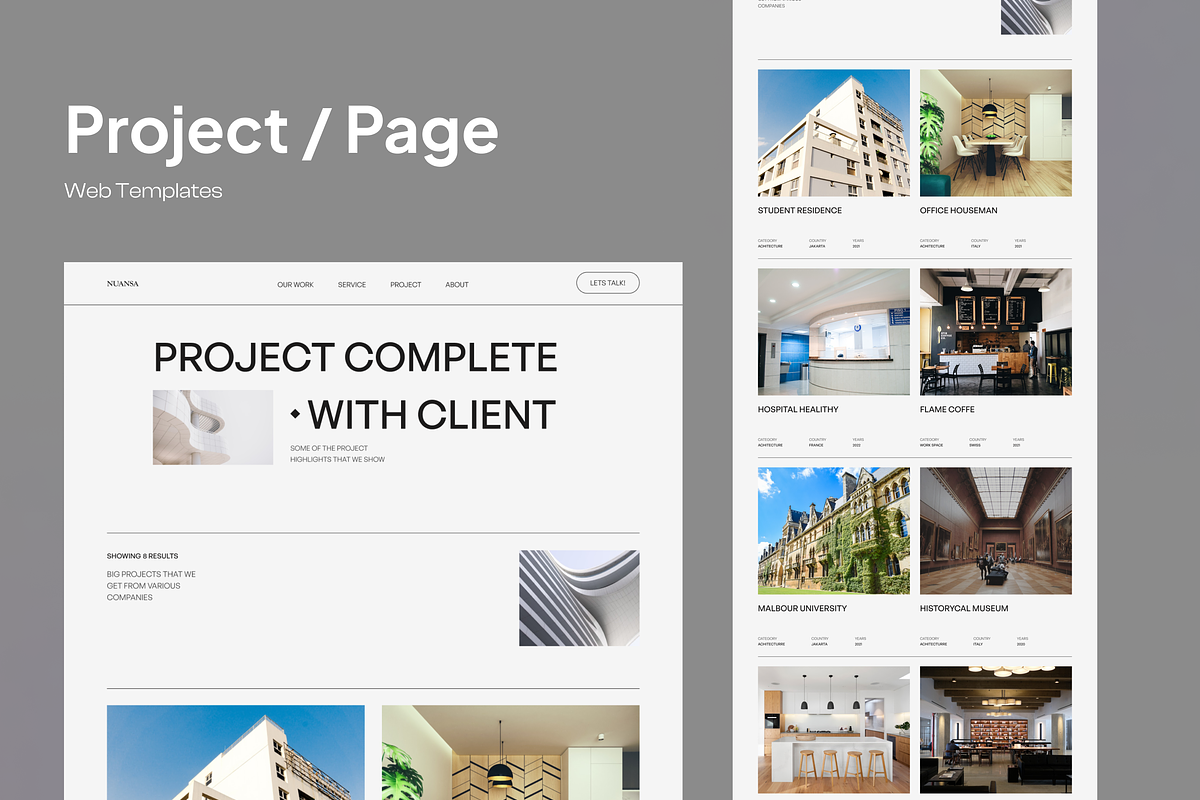Nuansa - Architecture Landing Page, a Landing Page Template by SundayWorkTeam (Photo 4 of 7)