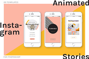 Animated Instagram Stories, a Social Media Template by dookit studio