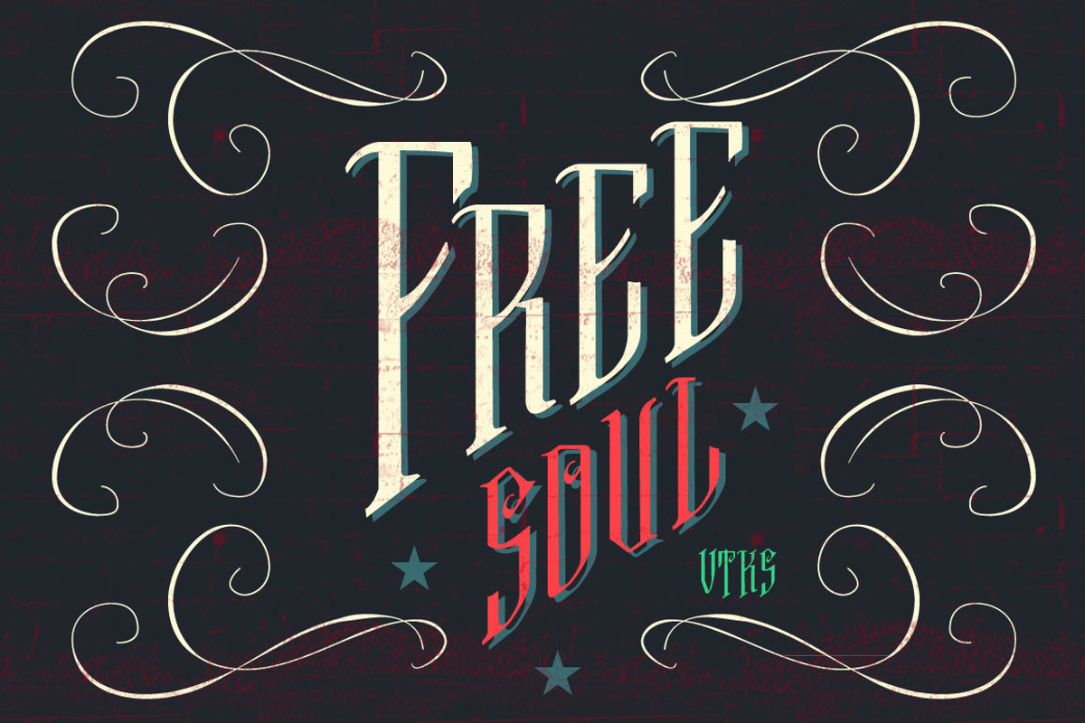 Free Soul font