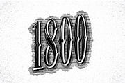 Etch Vintage Graphic Styles, a Layer Style Add-On by Designdell (Thumbnail 3 of 5)
