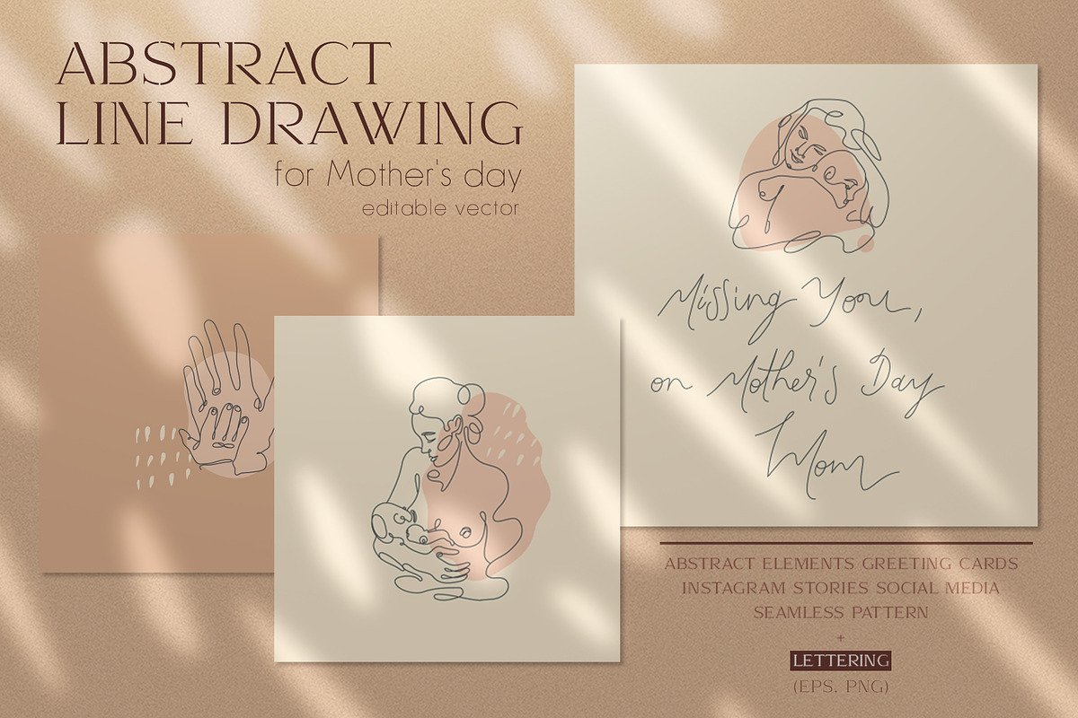 Abstract Line Drawing, a Poster Template by Anna's Lettering (Photo 1 of 14)
