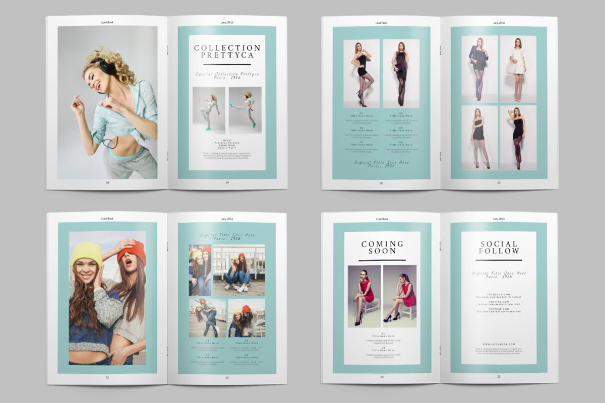 Fashion Lookbook, a Brochure Template by Firtana (Photo 7 of 11)
