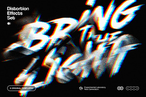 Glitch Text Effects Collection, a Layer Style Add-On by pixelbuddha.net