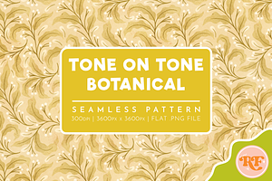 Tone on Tone Botanical Pattern