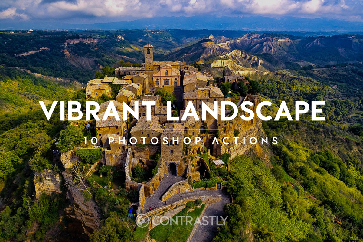 Vibrant Landscape Photoshop Actions, an Action Add-On by Contrastly Shop (Photo 1 of 6)