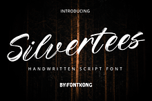 Silvertees – Handwritten Script Font
