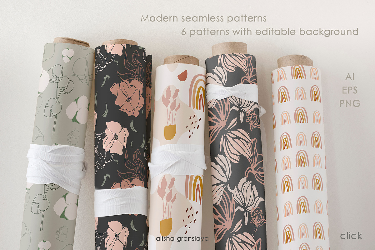 MODERN BOTANY, a Decorative Illustration by Alisha Gronska (Photo 7 of 8)