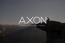Axon | Minimalist Sans Serif Family