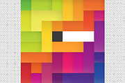 Color squares. Abstract background, a Texture Graphic by pashabo (Thumbnail 4 of 4)