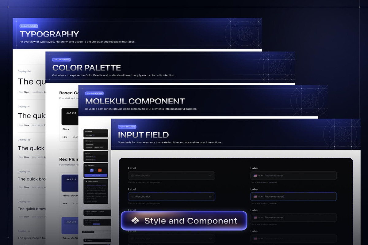 Hexora SaaS Website Template UI Kit, an UI Kit Template by Creative Perspective (Photo 3 of 8)