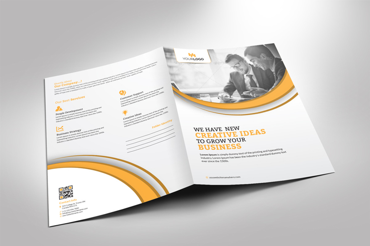 Presentation Folder, a Stationery Template by RQ Designs (Photo 3 of 8)