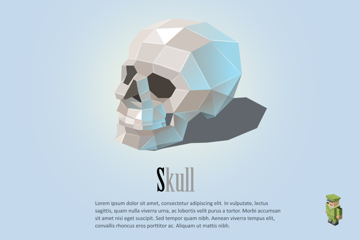 Vector skull, a Healthcare Illustration by lemonoff (Photo 1 of 2)