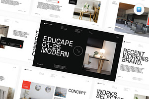 Educape | Keynote Template, a Presentation Template by tebaltipislab