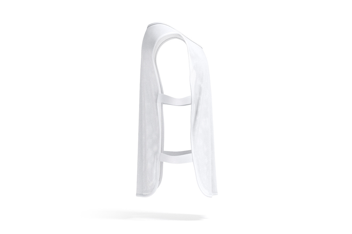 White Football Elastic Vest 3D Model, an Object 3D Model by rebrandy (Photo 5 of 9)