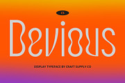 CS Devious – Psychedelic Font, a Sans Serif Font by Craft Supply Co. (Thumbnail 1 of 8)