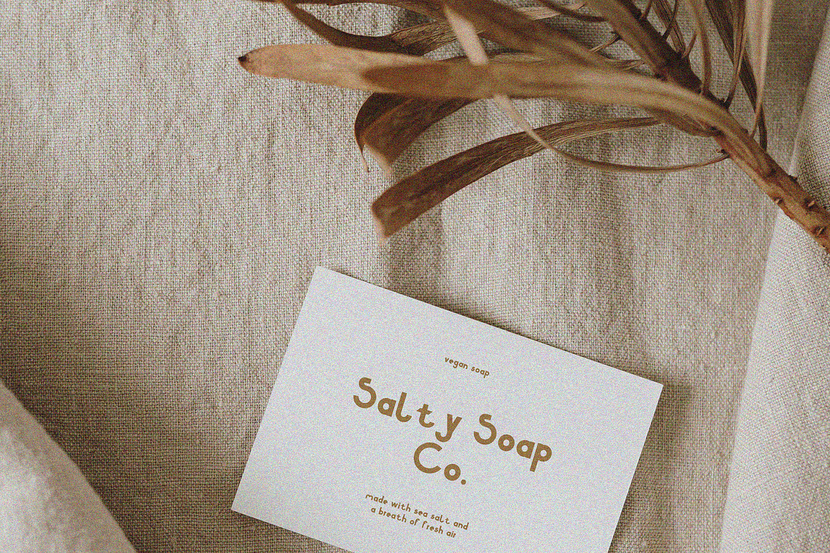 Salt Air Handmade Retro Sans Serif, a Sans Serif Font by Laras Wonderland (Photo 4 of 11)