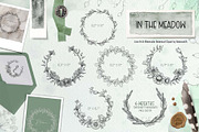Wildflower Line Art Clipart, a Decorative Illustration by BalanceUA (Thumbnail 9 of 18)