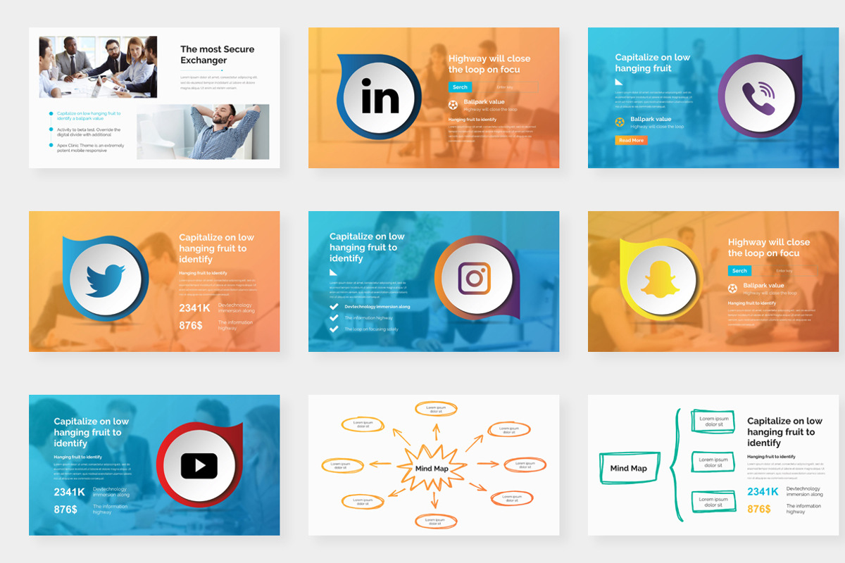 Monthly Goals Pitch Deck Keynote, a Presentation Template by One Percent Studio (Photo 7 of 20)