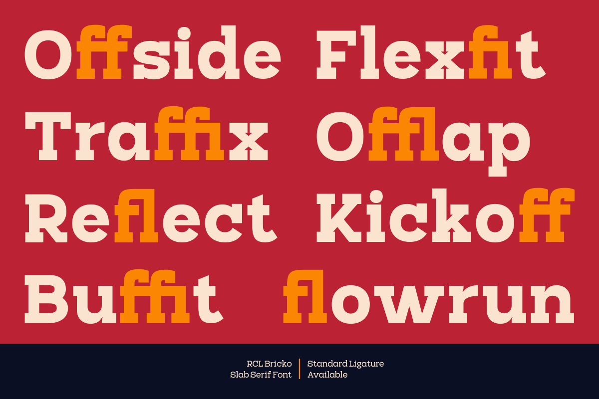 Bricko – A Bold Modern Slab Serif, a Slab Serif Font by roomspace creative lab (Photo 9 of 15)