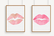 Lip Print Valentine Clipart Png, an Illustration by Libby Wishes (Thumbnail 3 of 5)