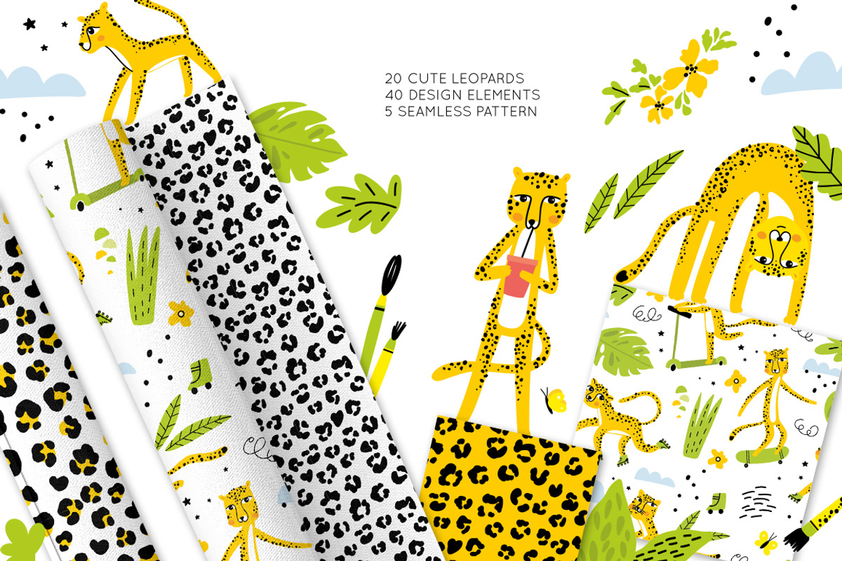 Leopard illustration, an Animal Illustration by Magic & Dreams (Photo 4 of 6)