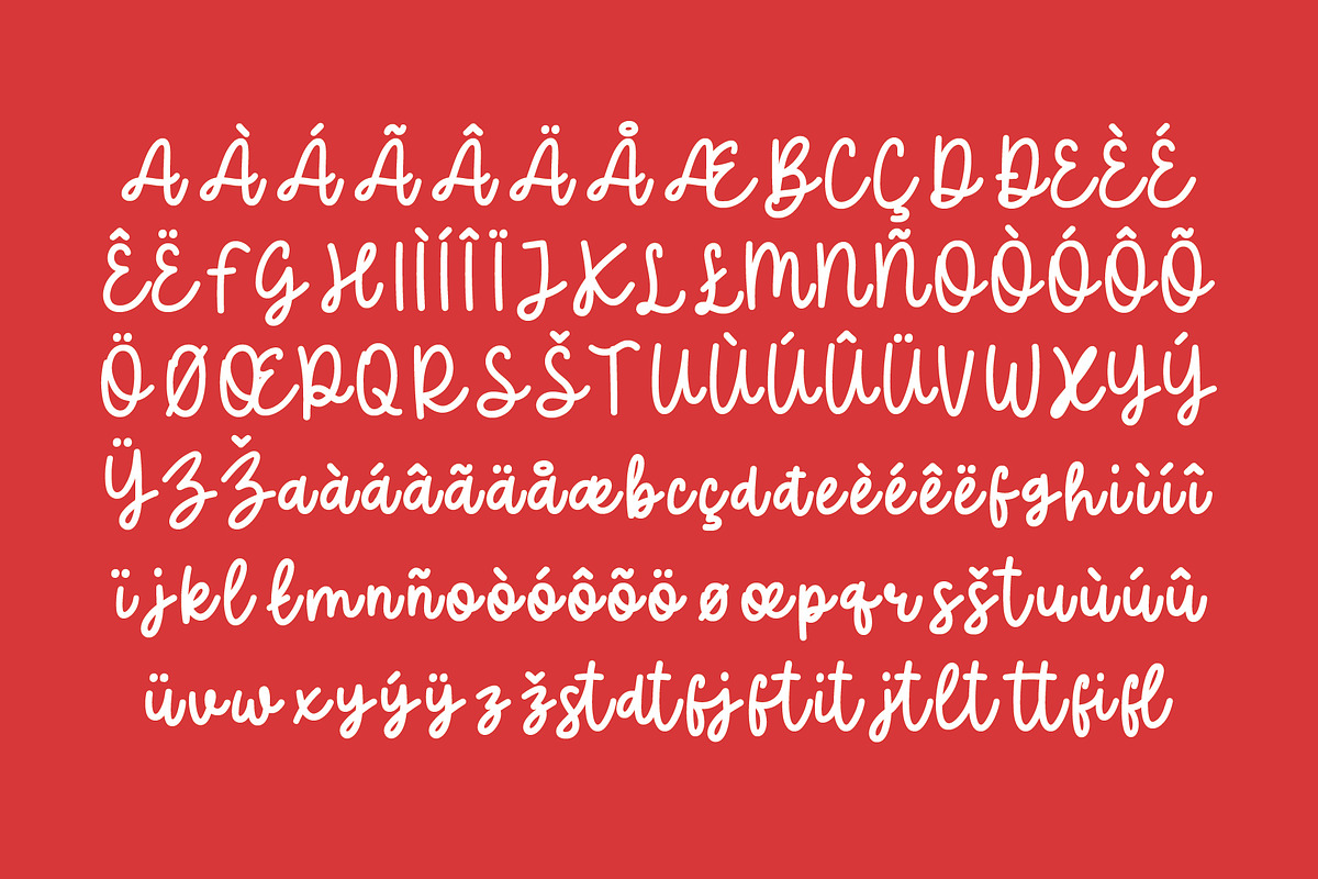 Lotusia Handwritten Script Font, a Script Font by Pikgura (Photo 7 of 8)