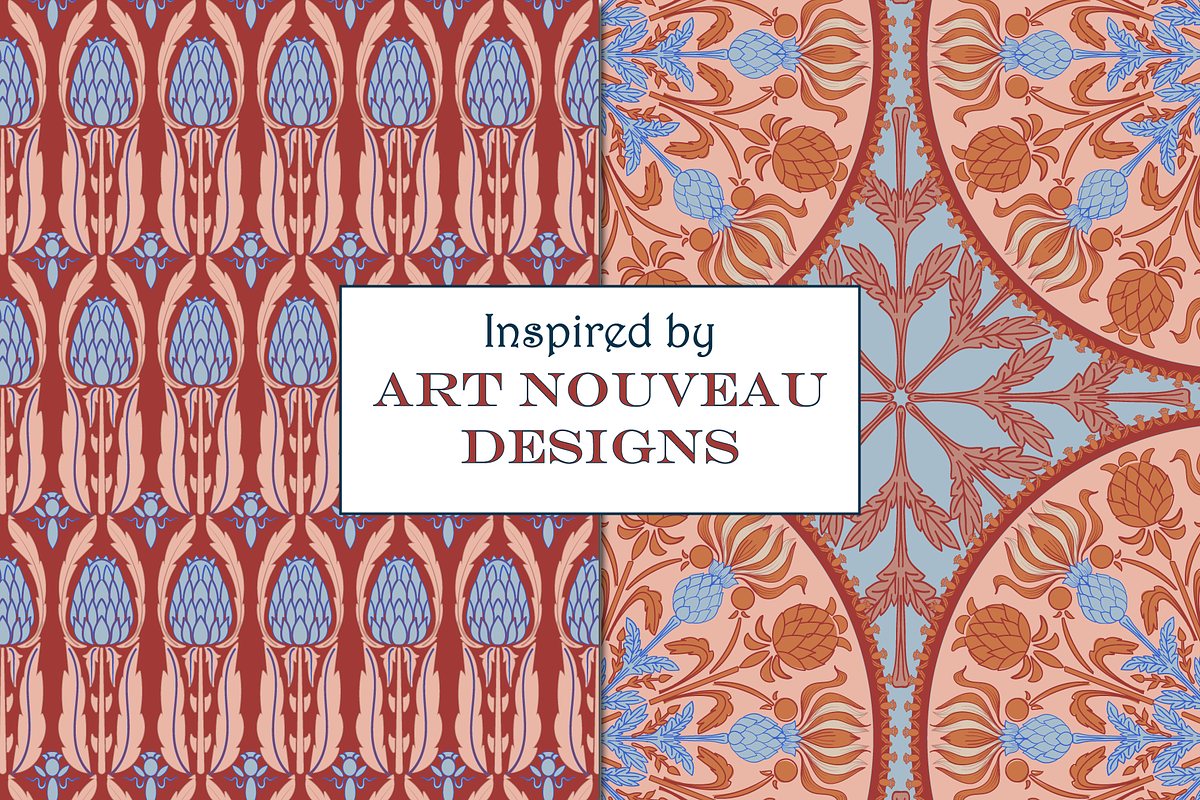 Autumn Boho Patterns Thistle Flowers, a Pattern Graphic by RachelStudio (Photo 4 of 10)