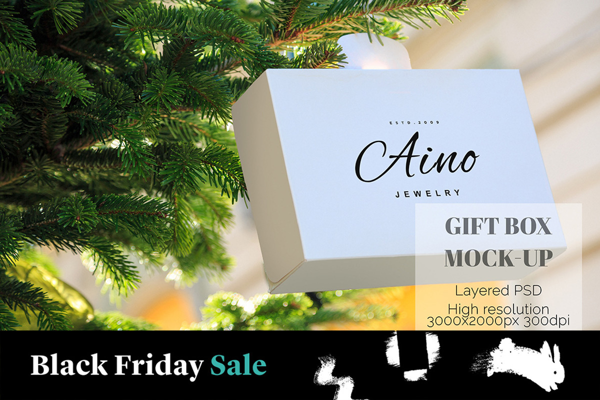 Gift Box Mockup, a Packaging Mockup by The Art of Pics (Photo 3 of 3)