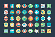 75 Flat Industrial Vector Icons, a Duotone Icon by Vectors Market (Thumbnail 2 of 3)