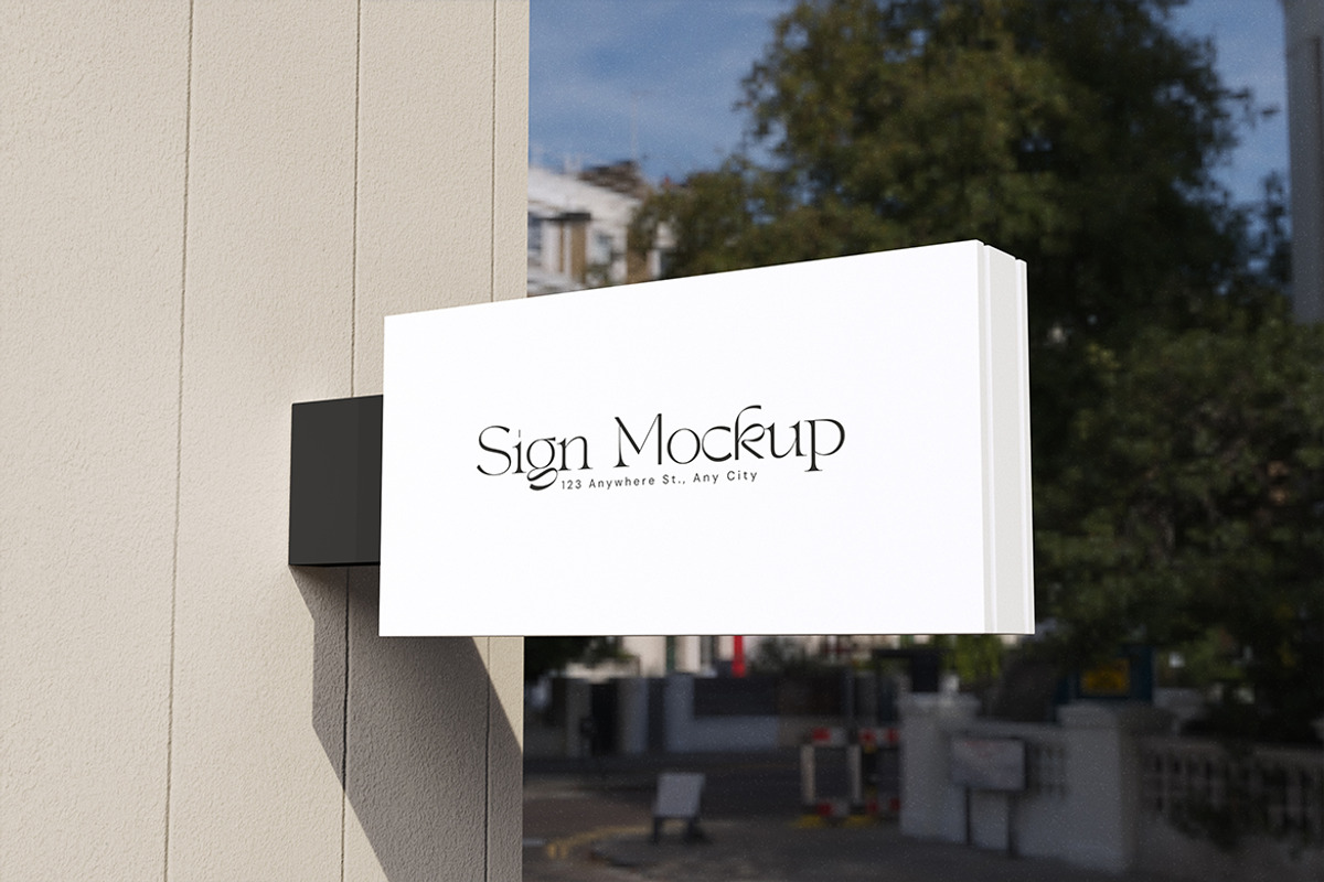 Sign Mockup, a Product Mockup by swsi-studio (Photo 2 of 5)