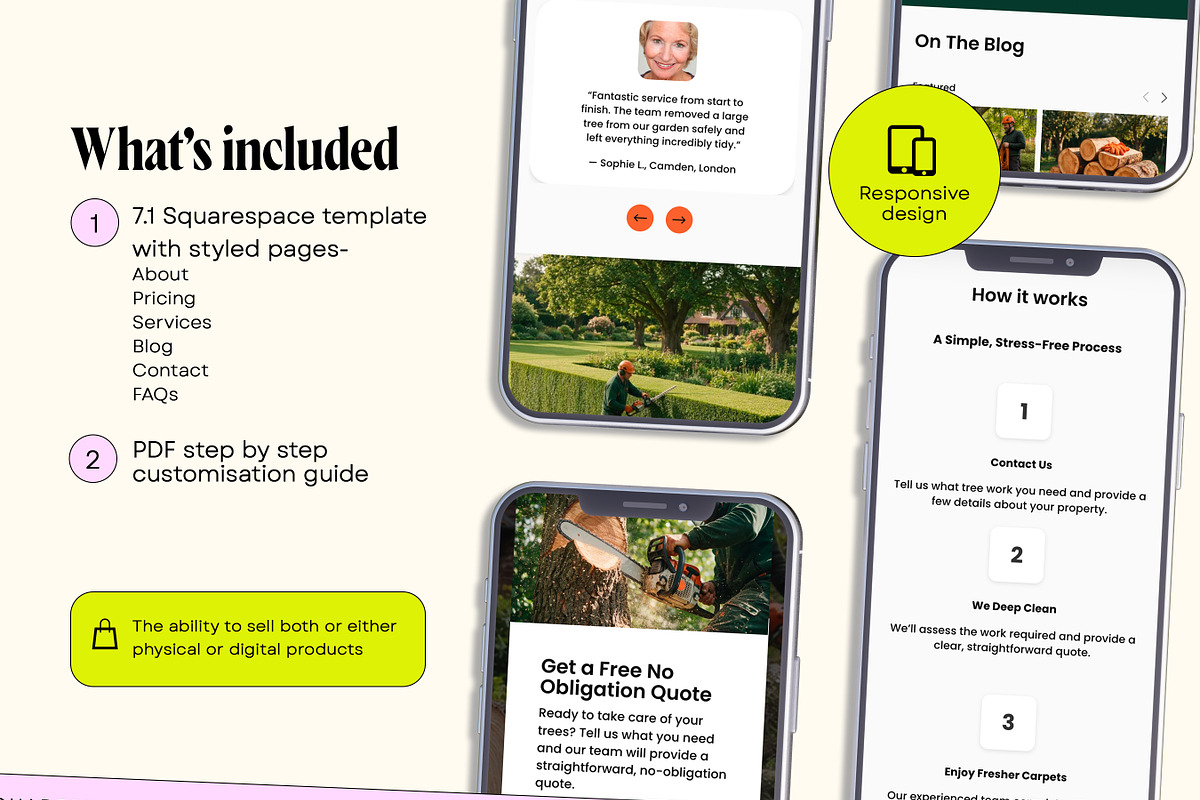 Tree Service Squarespace Template, a Squarespace Template by Template Twist Shop (Photo 5 of 10)