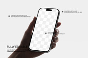 iPhone 17 Pro Angled Hand Mockup, an iPhone Mockup by Toasin Studio (Thumbnail 4 of 4)