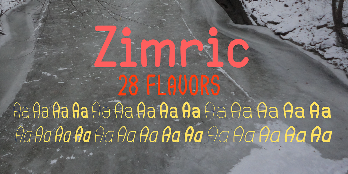 Zimric, a Sans Serif Font by Ingrimayne Type (Photo 1 of 8)
