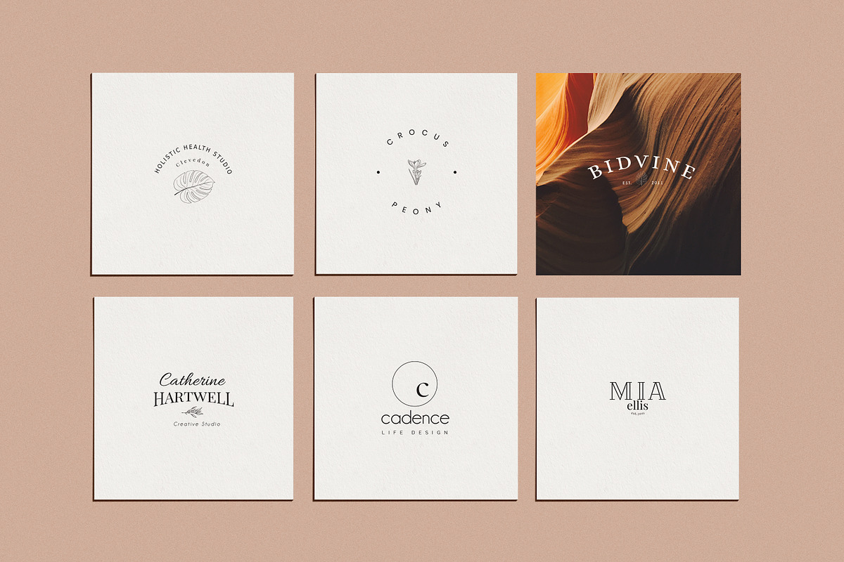 Novas, Pre-made logo Set of 24 logos preview 6