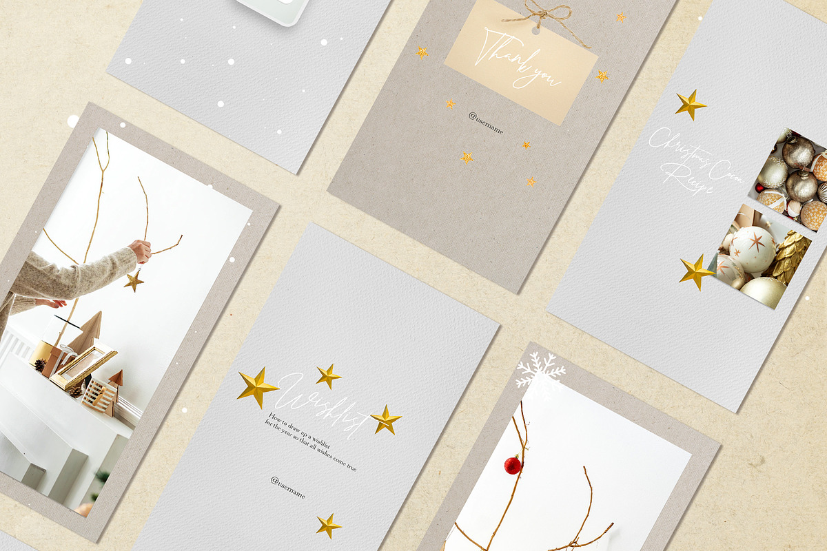 CHRISTMAS MOOD Instagram Templates, a Social Media Template by Olg Store (Photo 6 of 6)