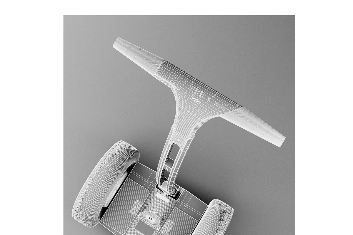 3d Segway Ninebot PTR Elite +, a Cars & Vehicle 3D Model by Archidizer (Photo 10 of 10)